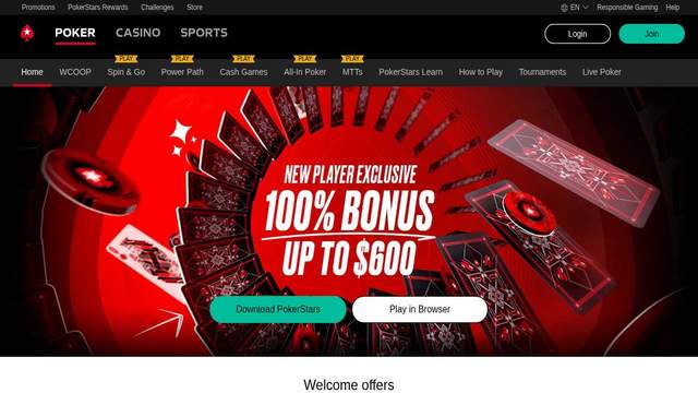PokerStars Casino casino screenshot